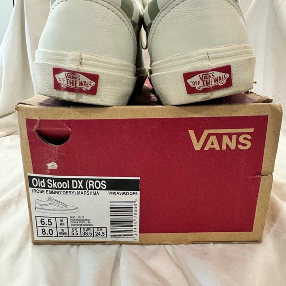 Vans Old Skool Rose Embroidery Marshmallow - Picture 6 of 6
